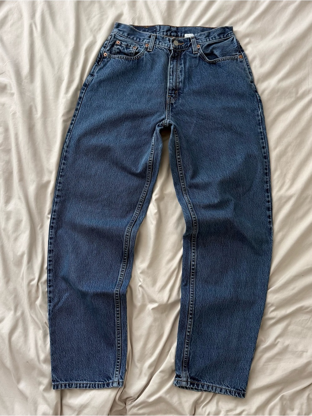 Vintage 90s Levis 560 Loose Tapered Jeans Medium Wash Y2K Baggy Casual Relaxed